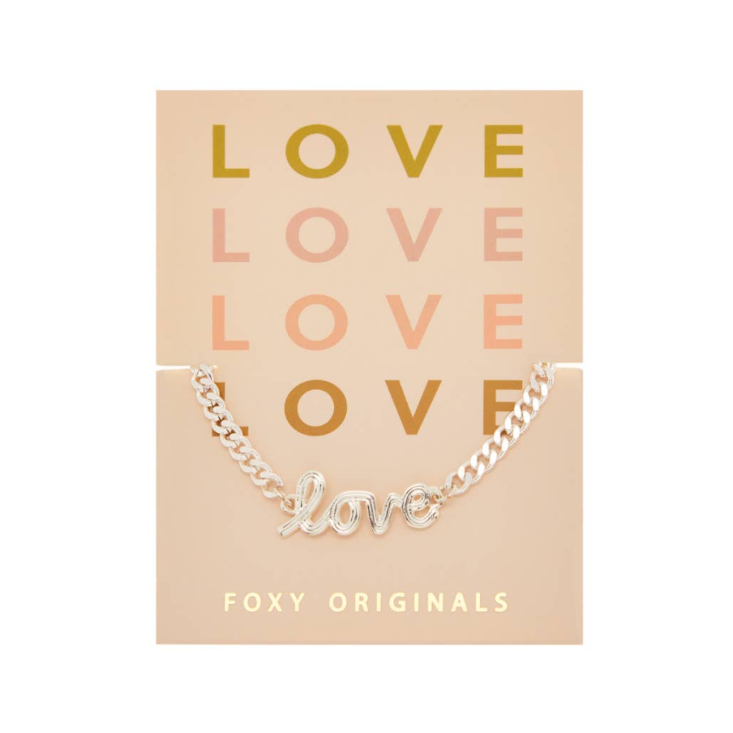 Foxy Originals - FYS Love Bracelet: Silver