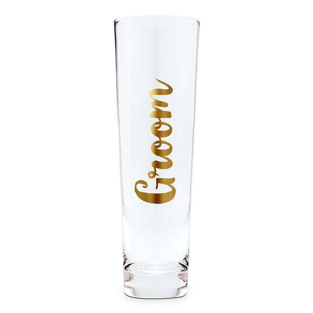 Stemless Champagne Flute Gift For Wedding Party - Groom