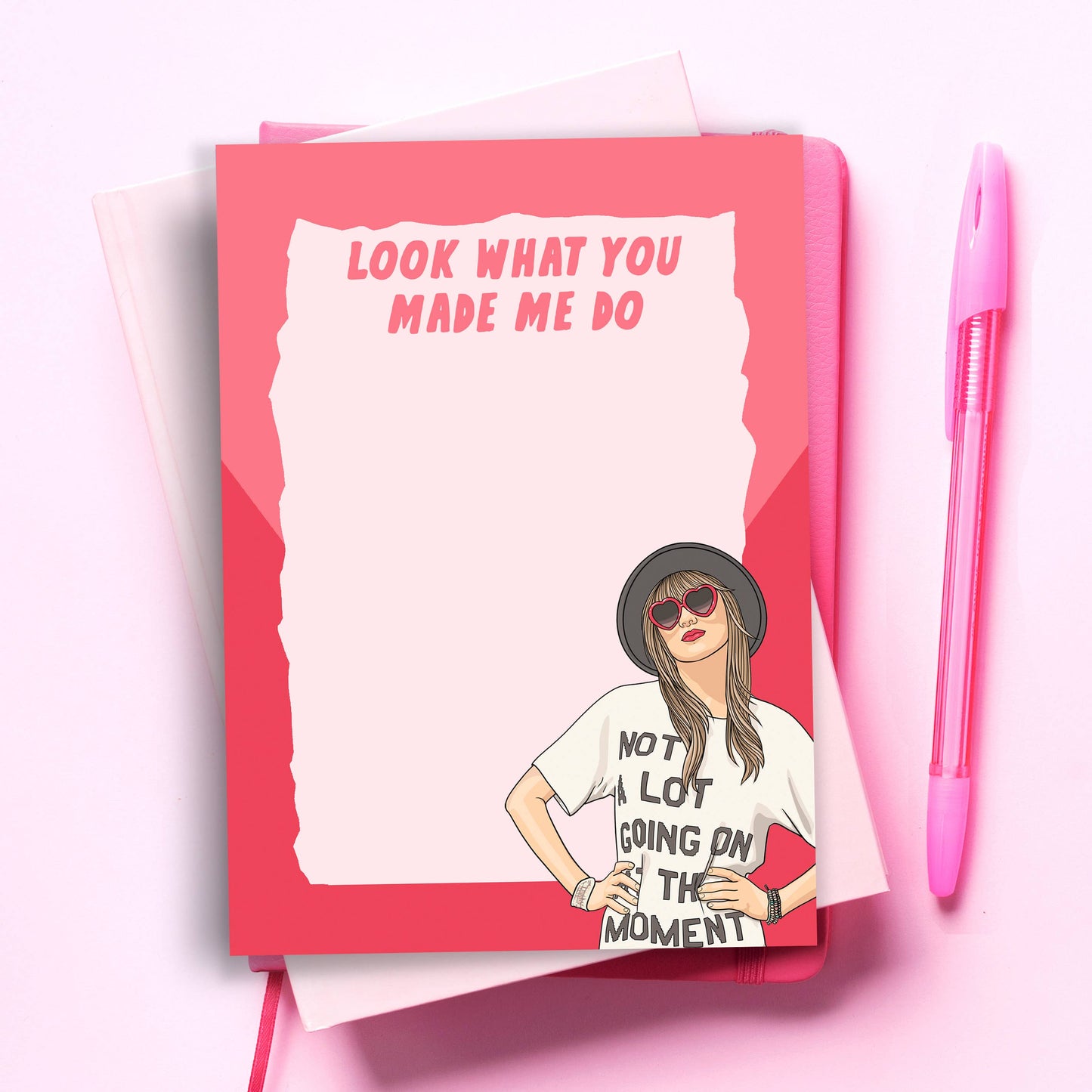 Pop Cult Paper - Taylor Swift Funny Notepad - Pop Culture Stationery