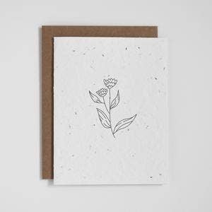 The Good Card - Plantable Greeting Card - Floral 2