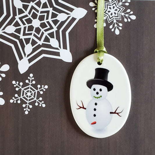 Naughty Snowman Ornament