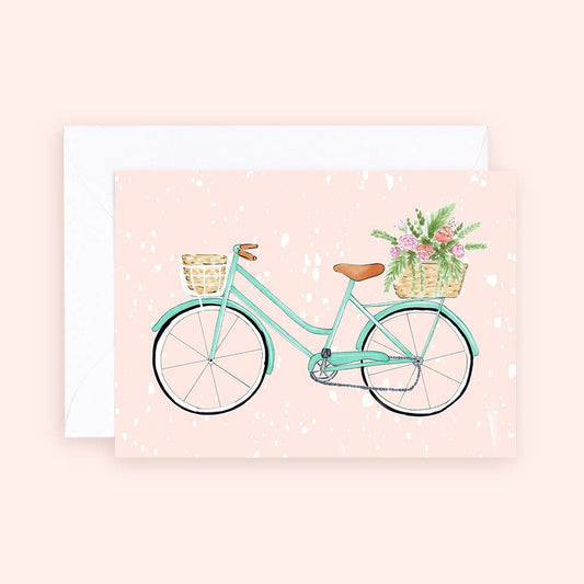 Almeida Illustrations - Mini Card - Bicyclette - Everyday Enclosure Card