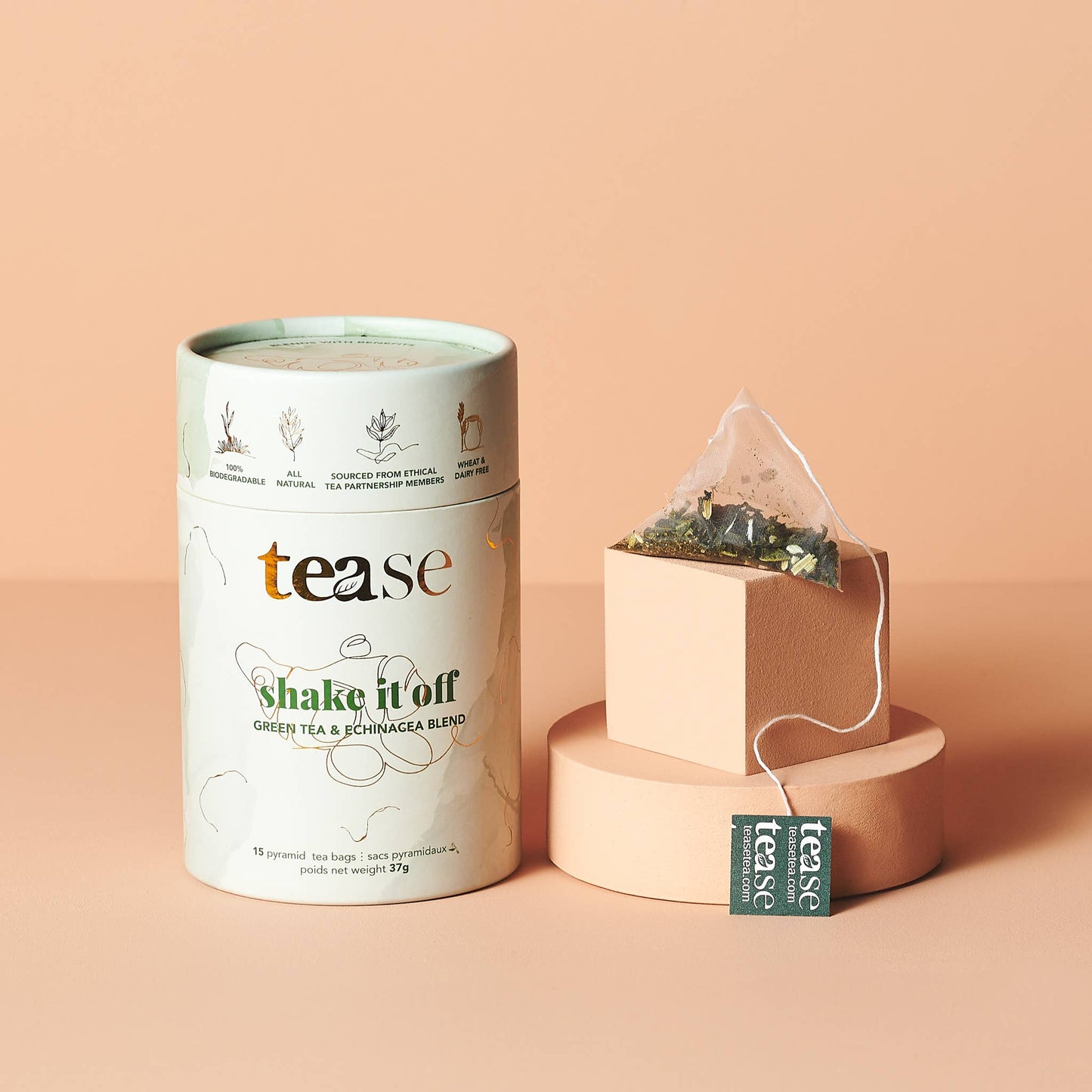 Tease - Shake It Off | All Natural Organic Tea Blend with Echinacea