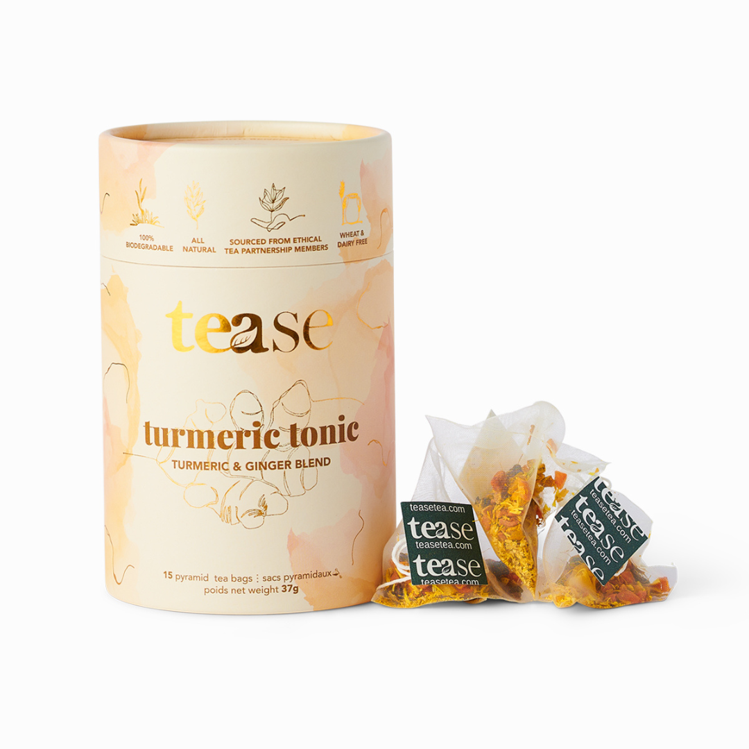 Tease - Turmeric Tonic | All Natural Tea Blend | Biodegradable
