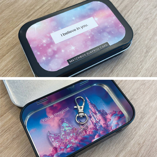 Design Corner - Matchbox Surprise Card Tin - I believe in you