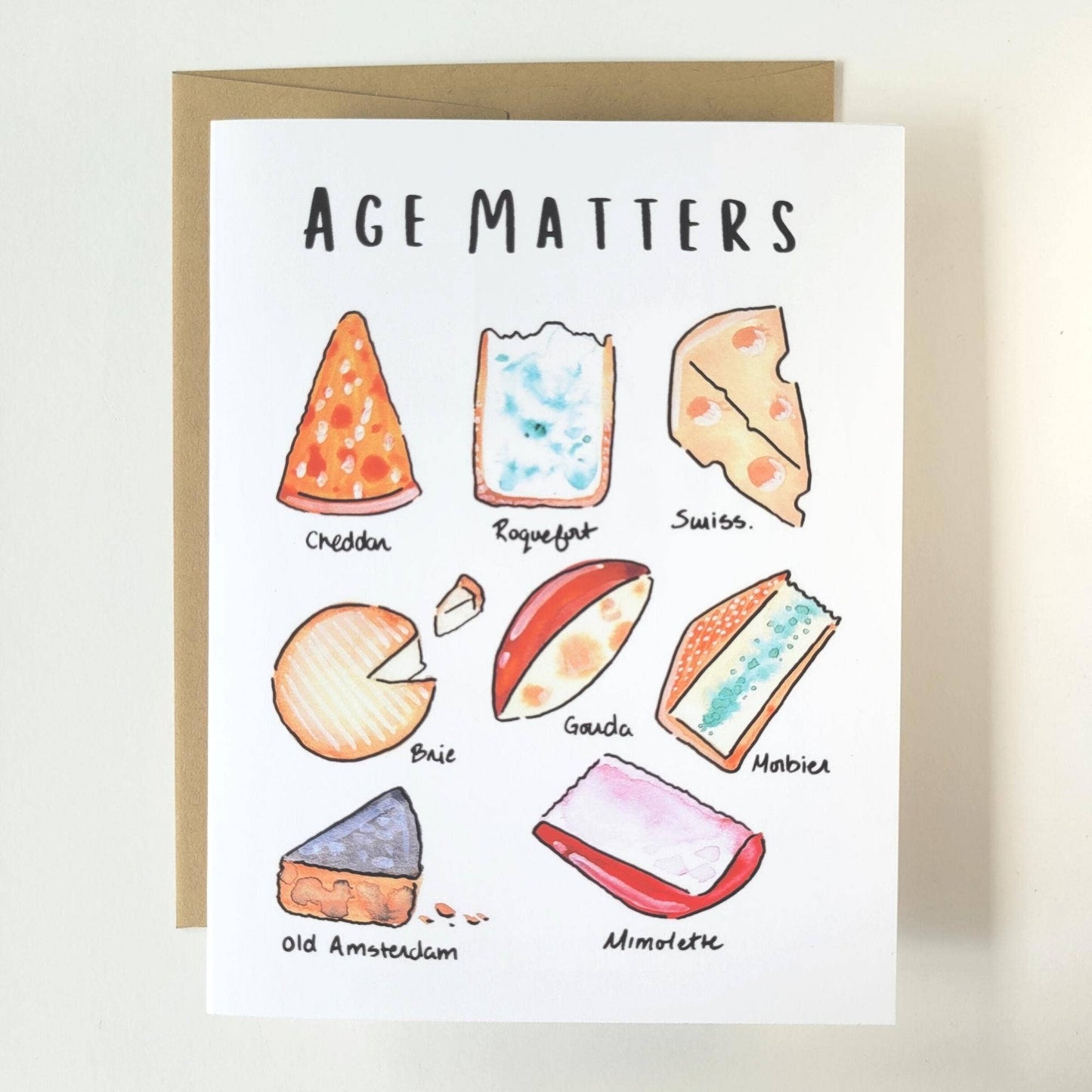 Salt and Paper - Age Matters, If You're A Cheese Card