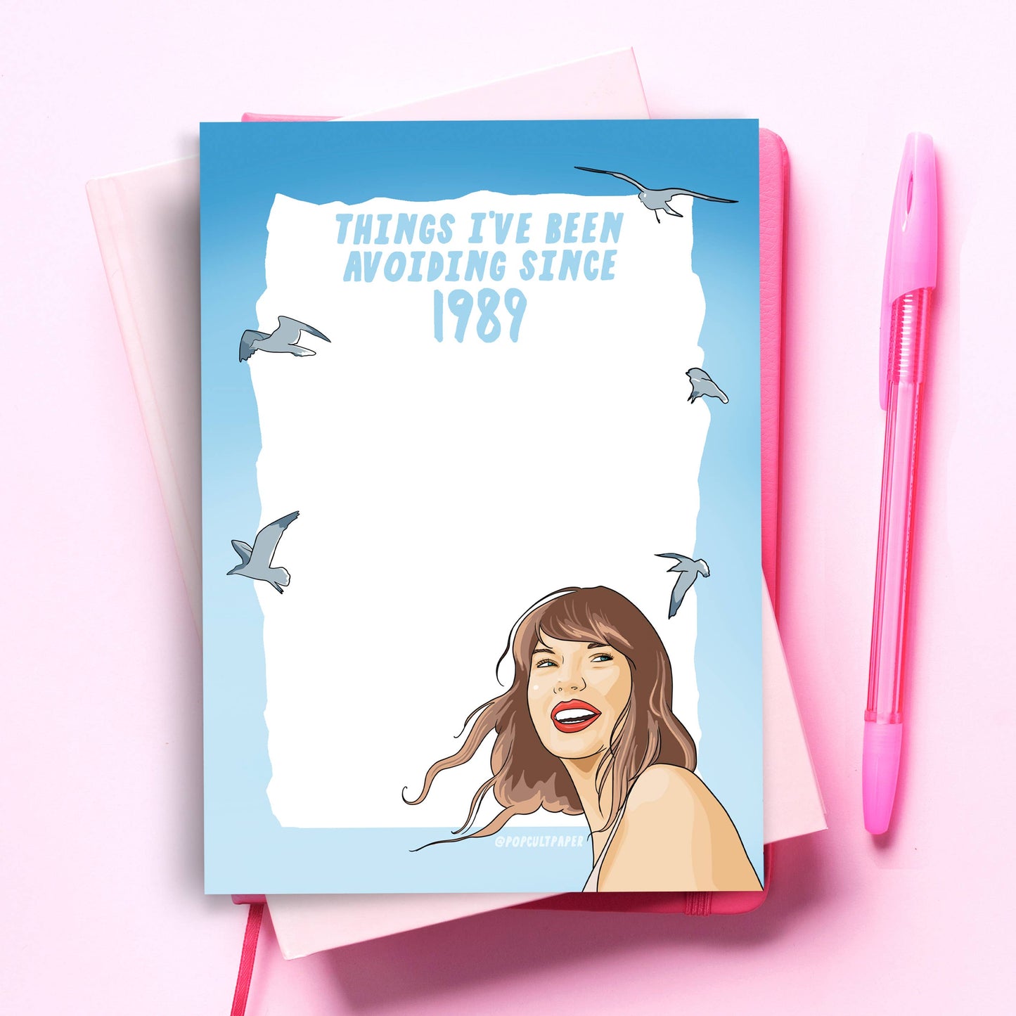 Pop Cult Paper - 1989 Taylor Swift Funny Notepad - Pop Culture Pad