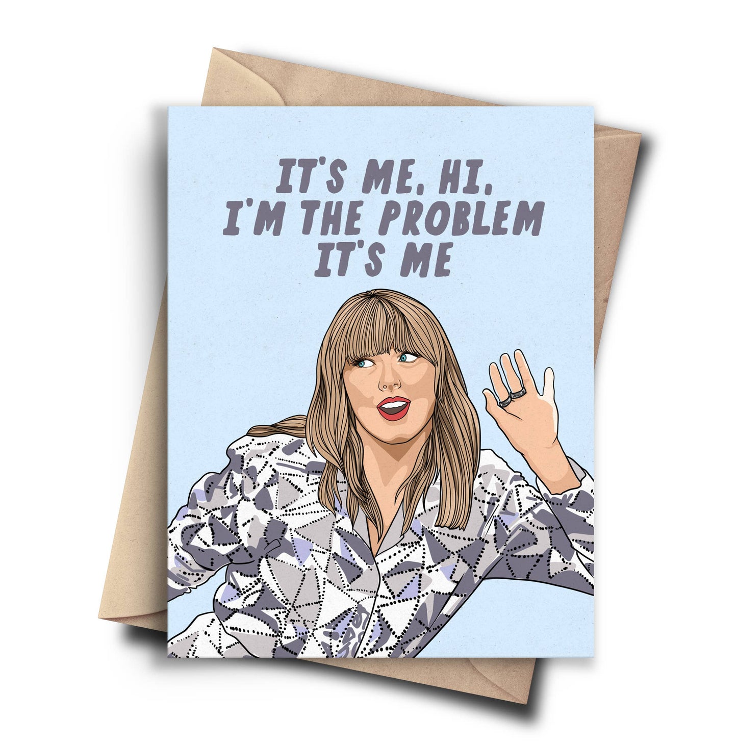 Pop Cult Paper - Funny Taylor Swift Sorry Card - Funny Pop Culture Card