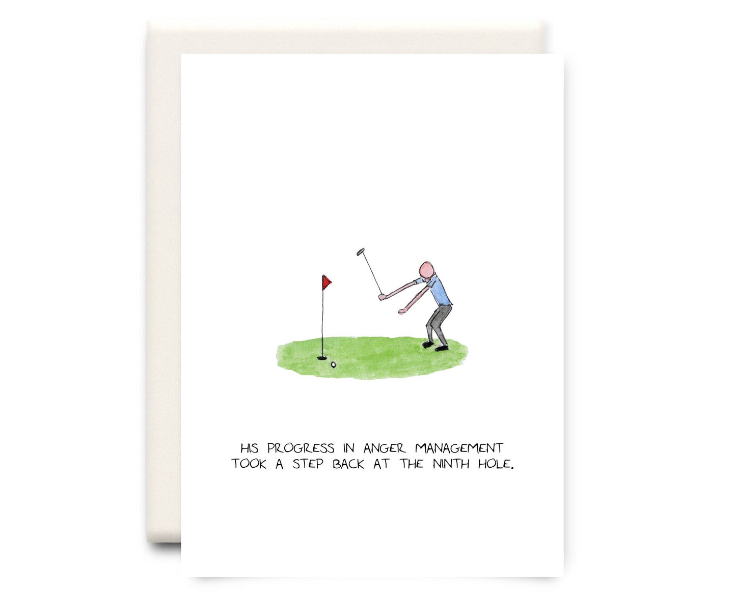 Inkwell Cards - The Ninth Hole - Everyday Greeting Card