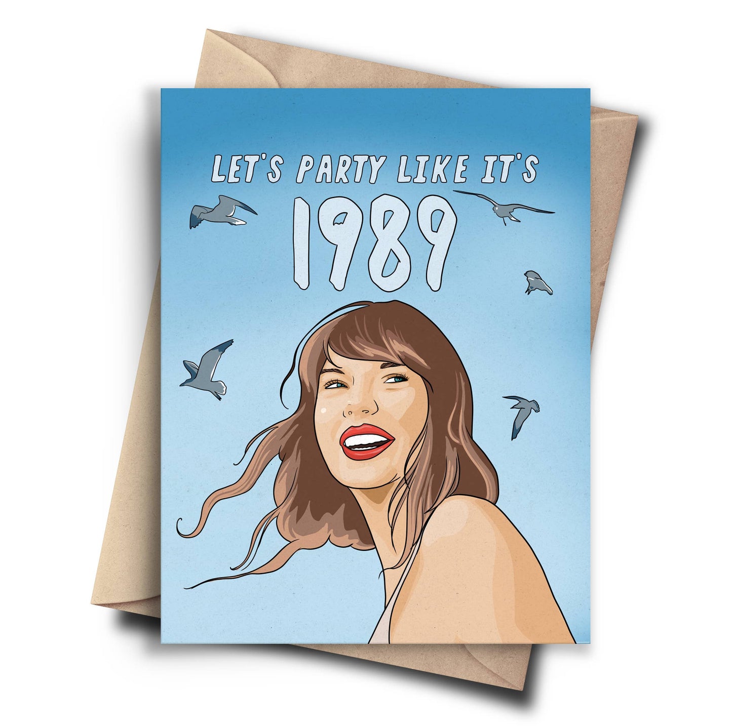 Pop Cult Paper - 1989 Funny Taylor Swift Birthday Card / New Year Card