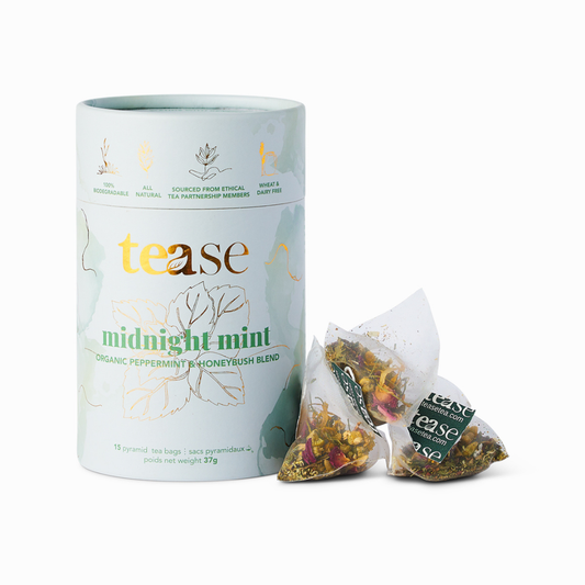 Tease | Wellness Tea Blends + Accessories - Midnight Mint | All Natural Biodegradable, Organic Tea Blend