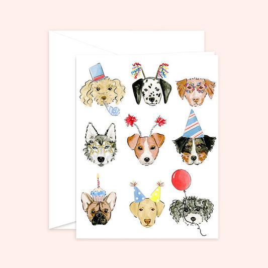 Almeida Illustrations - Birthday Dogs Card