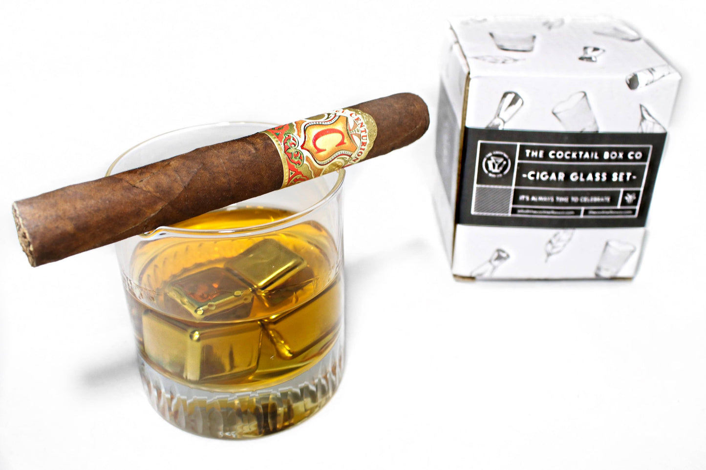 The Cocktail Box Co. - The Cocktail Box Co Cigar Glass Set
