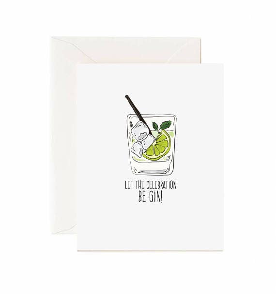 Jaybee Design - Let The Celebration Be-gin - Greeting Card
