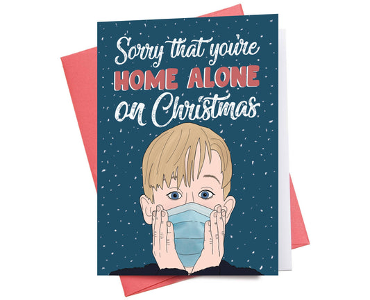 Home Alone on Christmas | Holiday Christmas Card