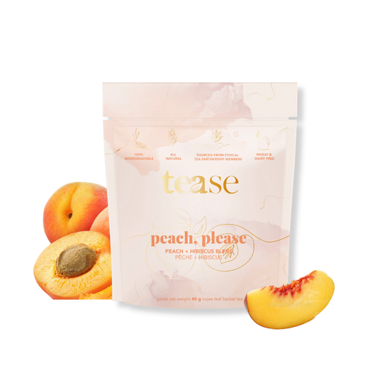 Tease - Peach Please Herbal Tea Blend | Spring & Summer Blend