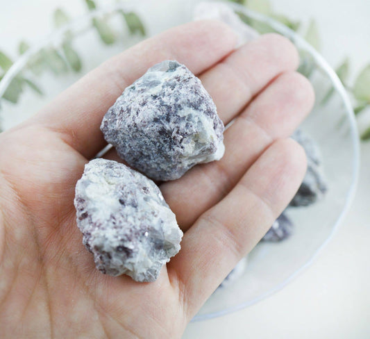 Subject II Change - Raw Lepidolite Stone