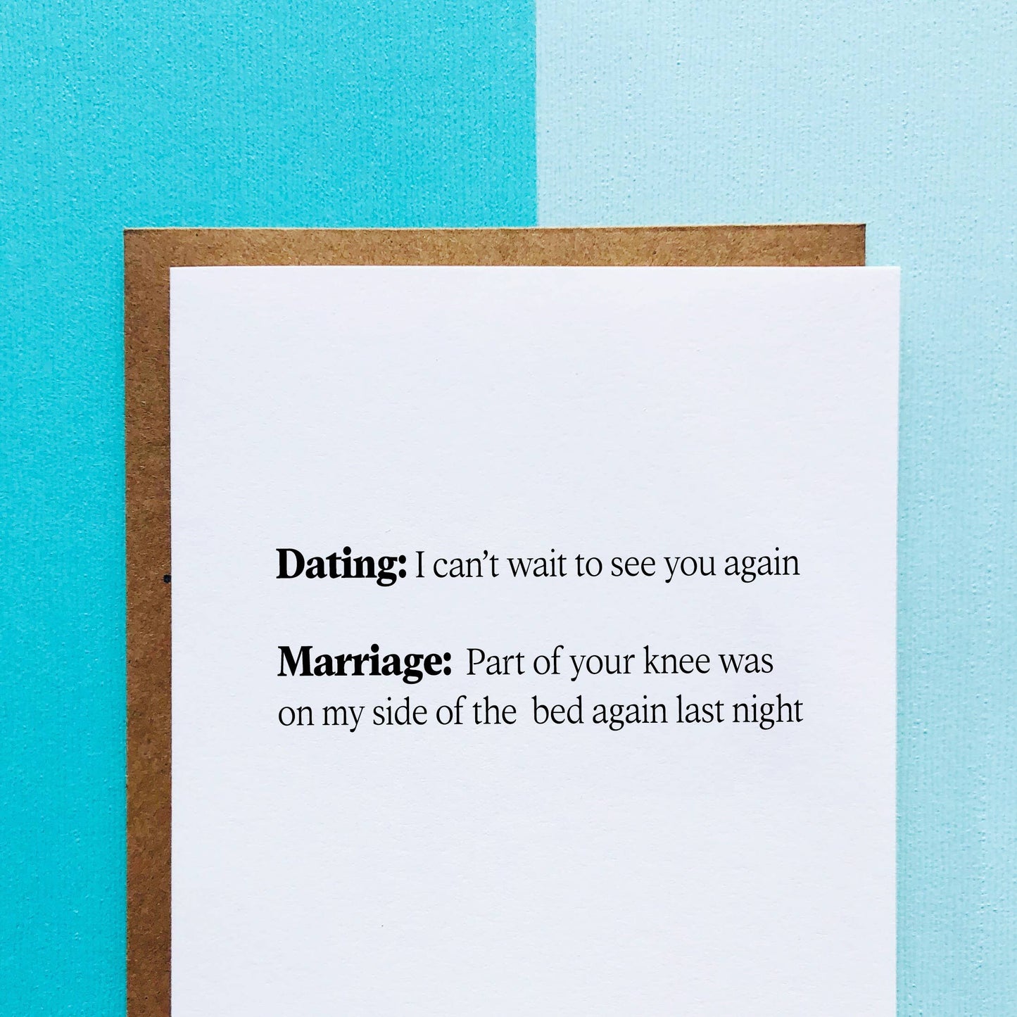 Top Hat and Monocle - Dating vs Marriage Funny Valentines Day / Anniversary Card