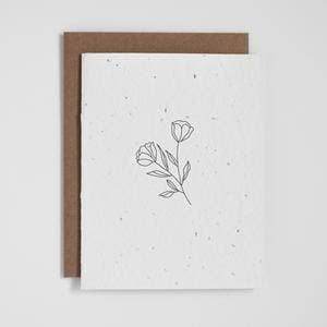 The Good Card - Plantable Greeting Card - Floral 5