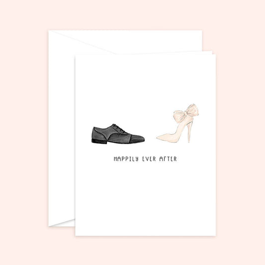 Almeida Illustrations - Happily Ever After (A) Mr + Mrs Newlywed Greeting Card