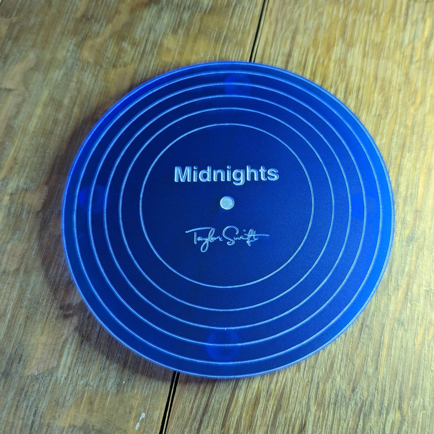 Crawford Custom Engraving - Taylor Swift Albums Acrylic Coaster: Midnights