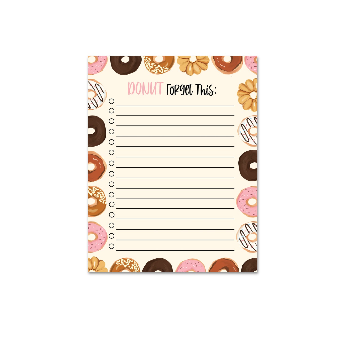 Jaybee Design - Donut Forget This - 25pg Notepad