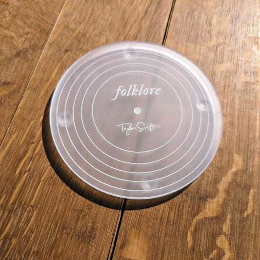 Crawford Custom Engraving - Taylor Swift Albums Acrylic Coaster: Folklore