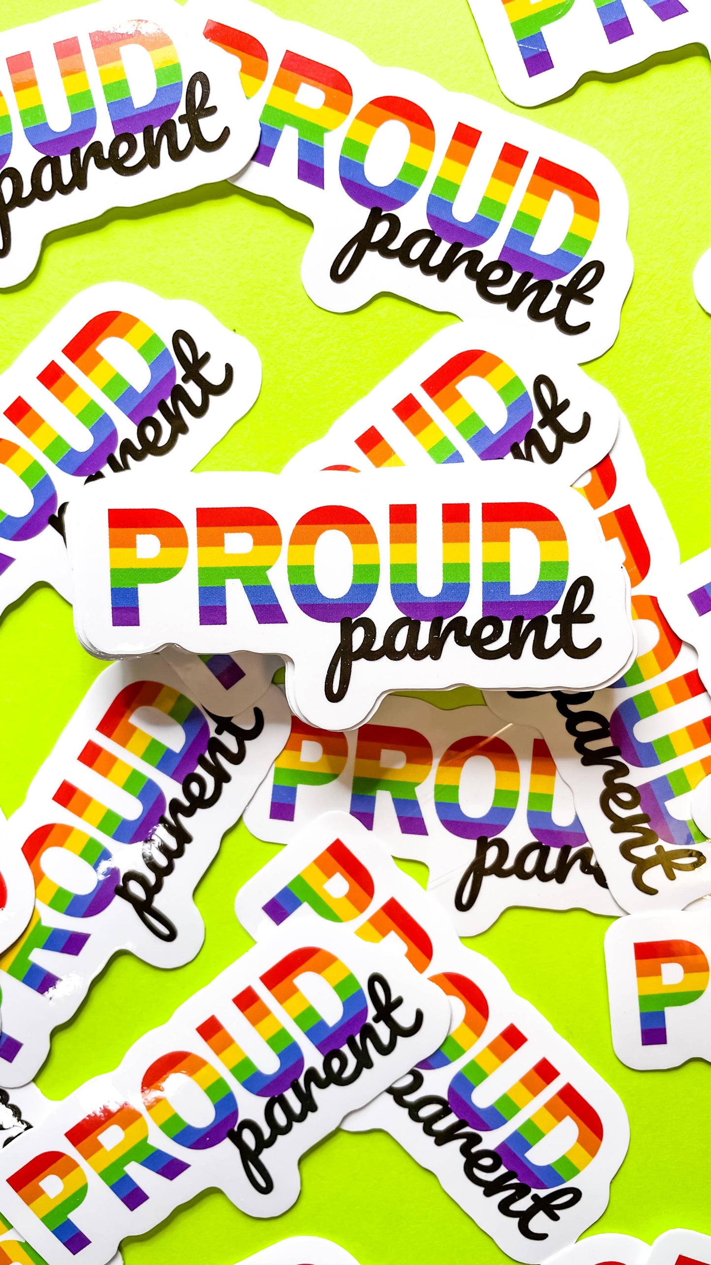 Rainbow Certified - Proud Parent LGBTQIA+ Sticker