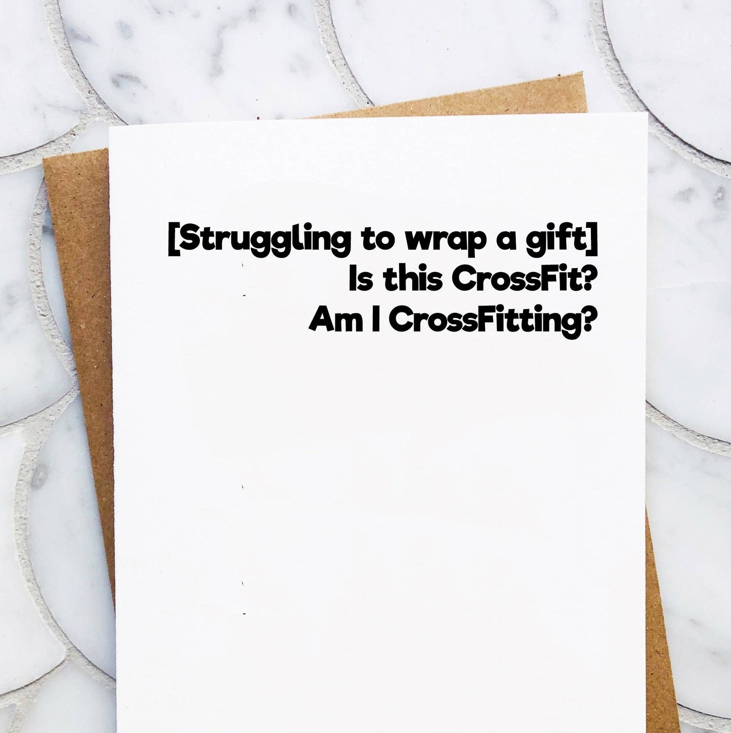 CrossFit - Funny Holiday Card / Birthday Card