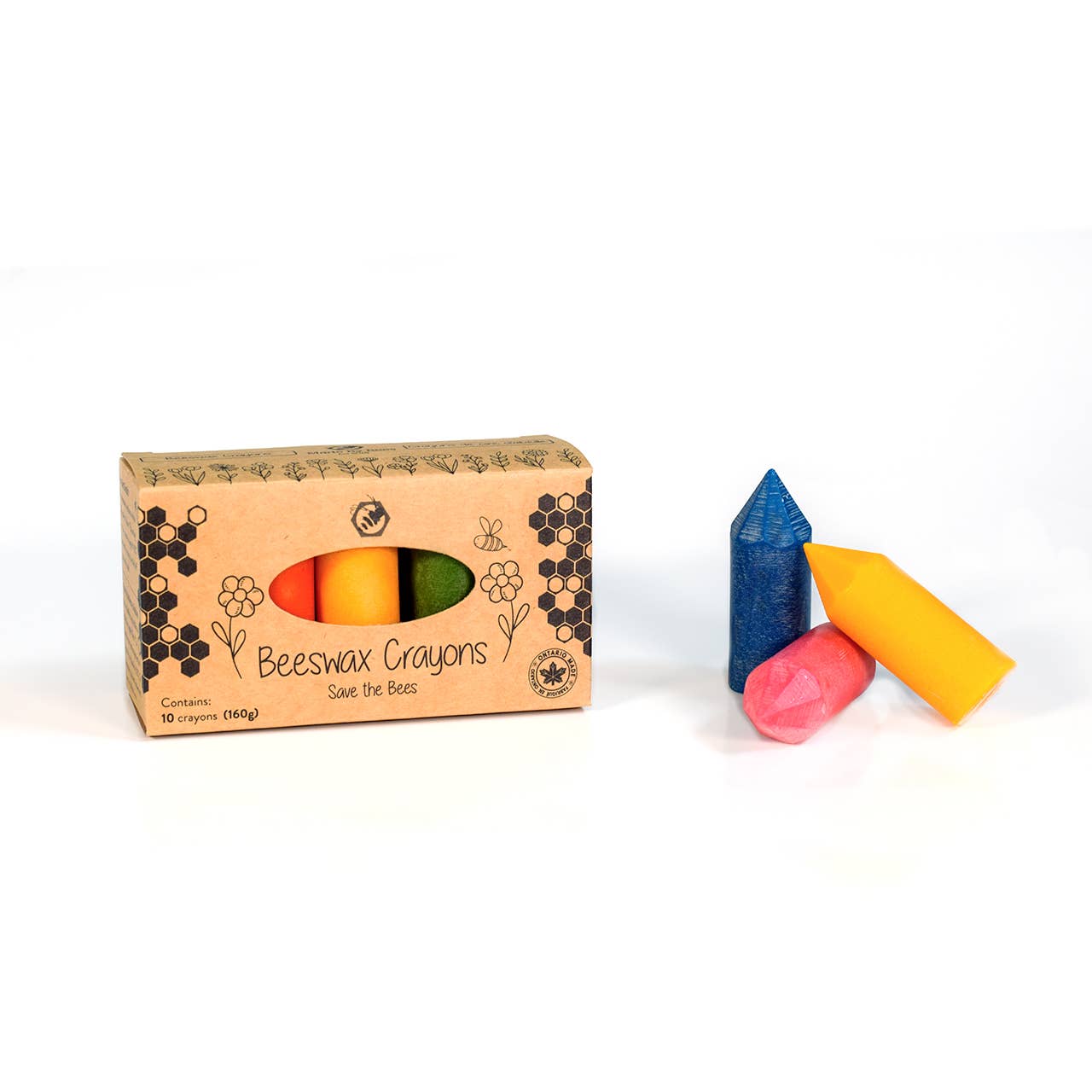 Made By Bees Limited - Beeswax Crayons, Handmade (Set of 8)