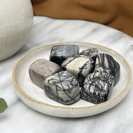 Subject II Change - Polished Black Network Stones