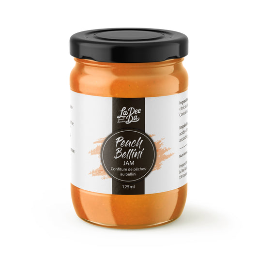 Peach Bellini Jam - La Dee Da Gourmet Sauces Inc.