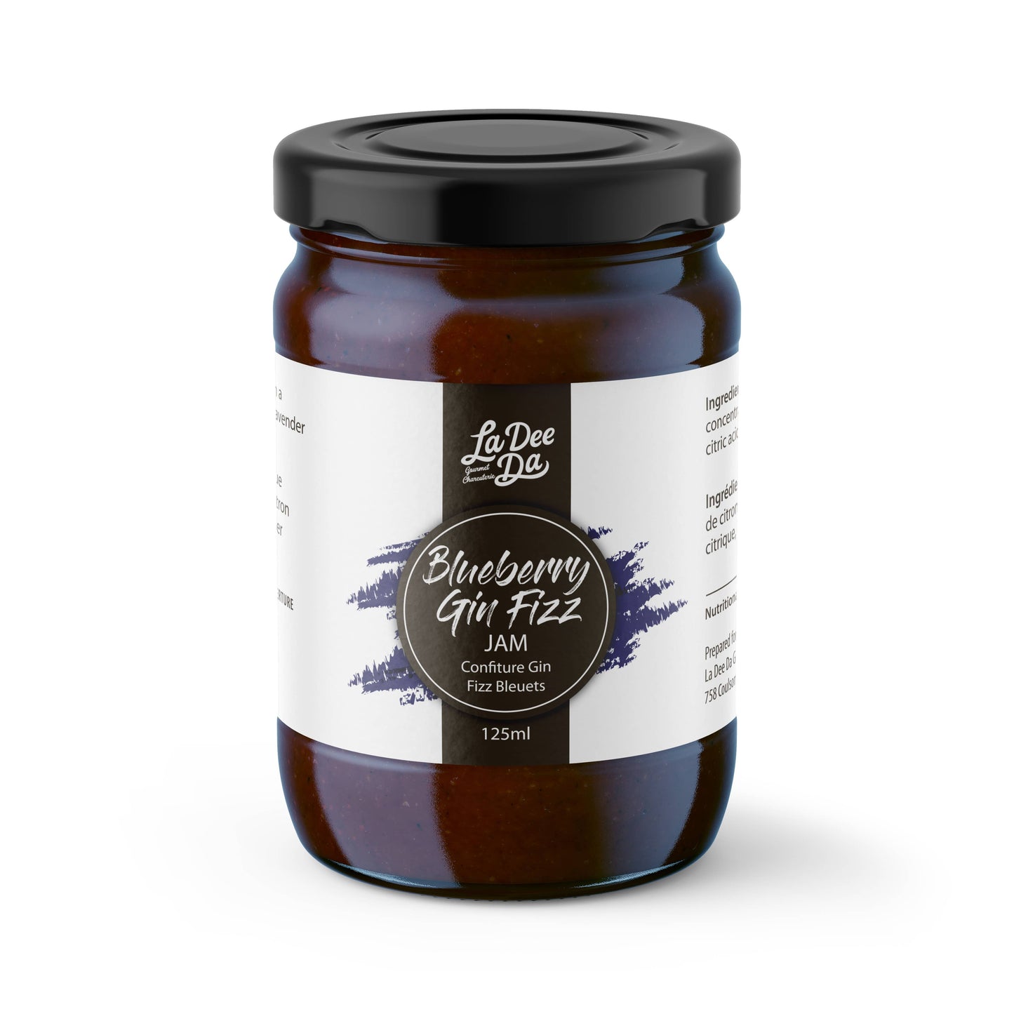 La Dee Da Gourmet Sauces Inc. - Blueberry Gin Fizz Jam