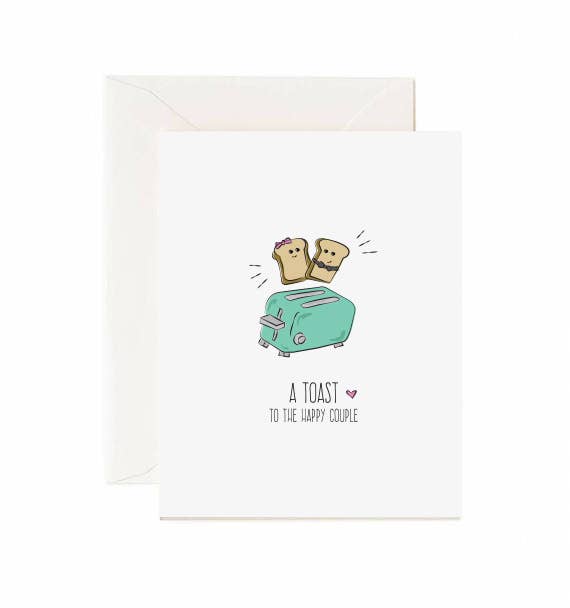 Jaybee Design - A Toast to the Happy Couple Card