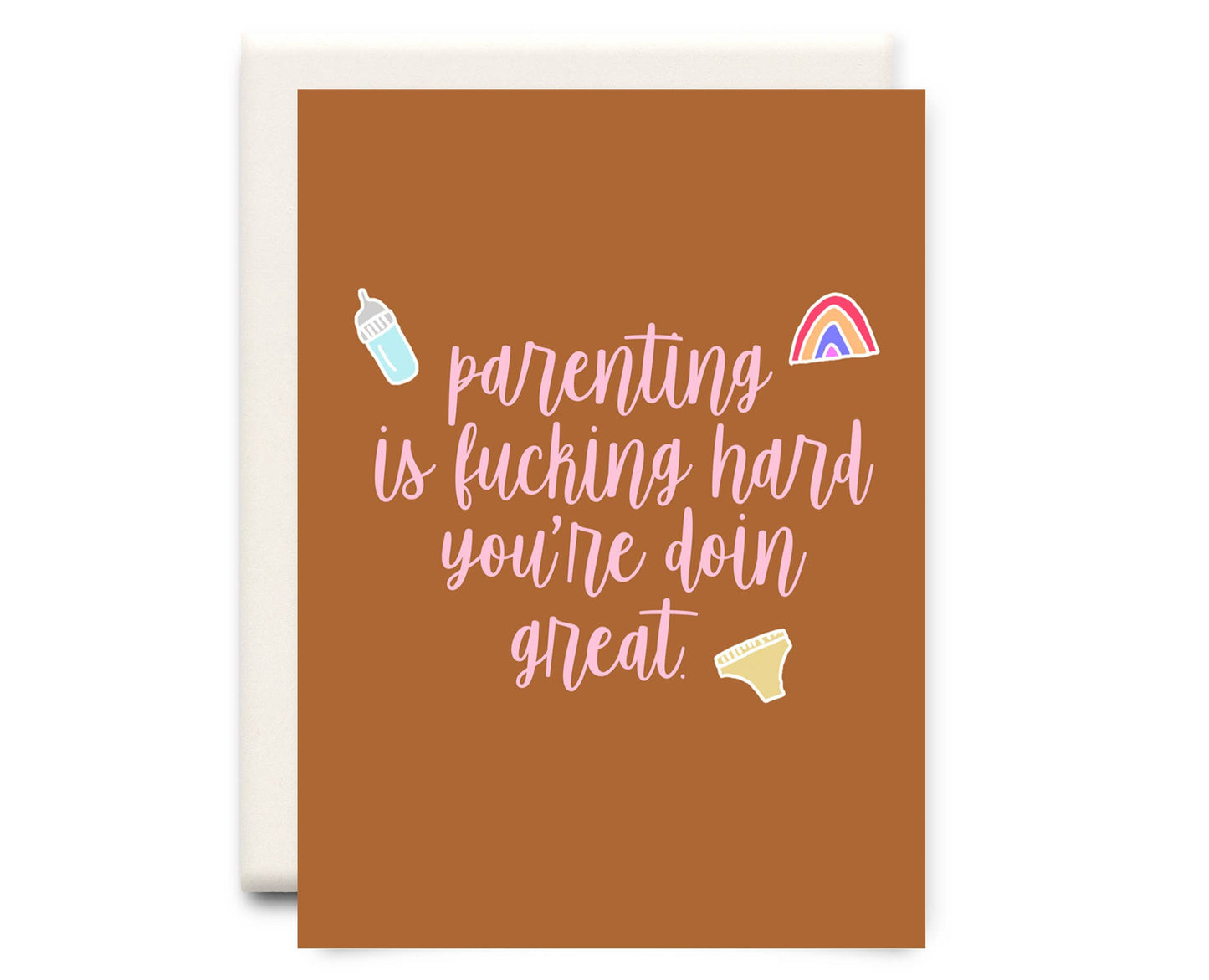 Inkwell Cards - Parenting is Hard | Father's Day Greeting Card