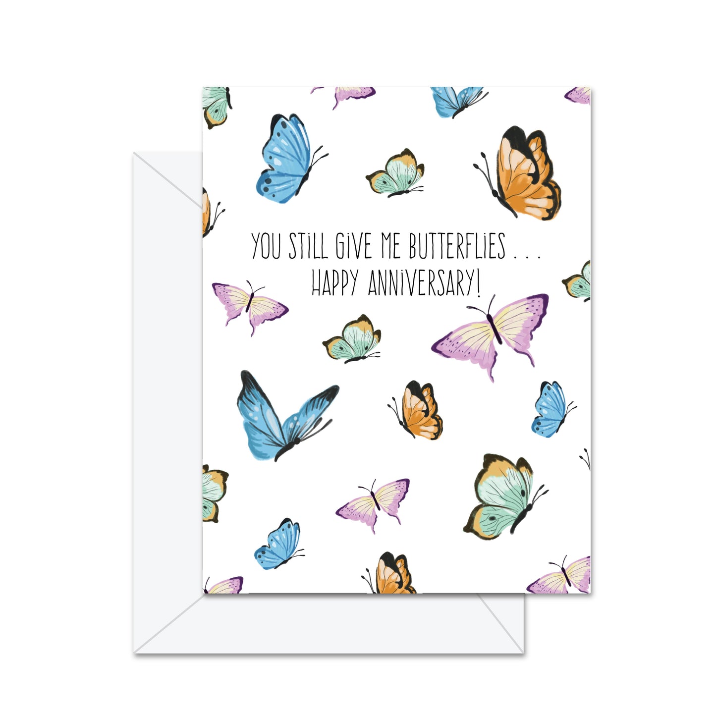Jaybee Design - You Still Give Me Butterflies . . .  - Greeting Card