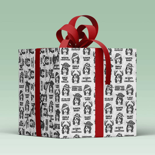 Design Corner - Taylor Swift Christmas Gift Wrap 24"x36" Sheet
