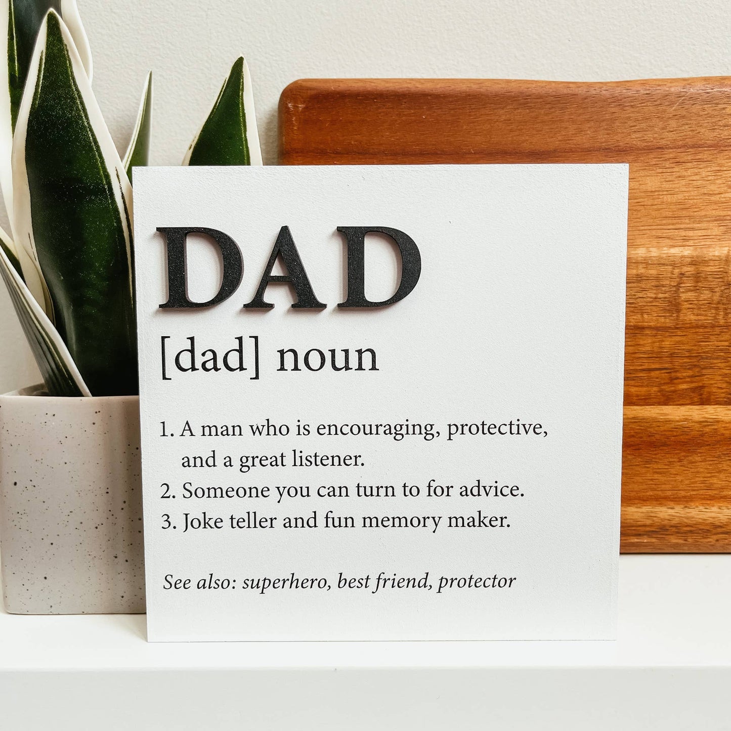 Knotty Design Co. - Dad Definition Mini Sign