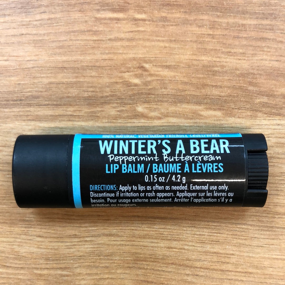 Winter's A Bear- Lip Balm - Walton Wood Farm
